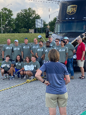 Pull Team 2022 led by Sir Rick Towner (Red Polo)