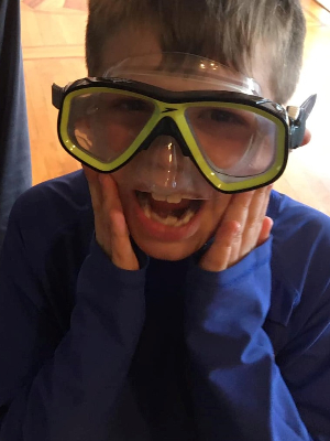 Owen is ready to PLUNGE!