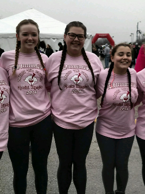 First jump ever in 2016 with the girls!