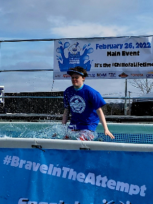Plunge!!!!! Brrrrrrrrr 