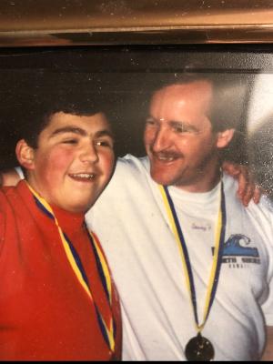 I plunge in memory of my son Kevin Wayne who was a Special Olympics athlete. And for my brother Danny Faulconer who volunteered for Special Olympics for many years.